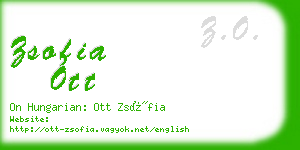 zsofia ott business card